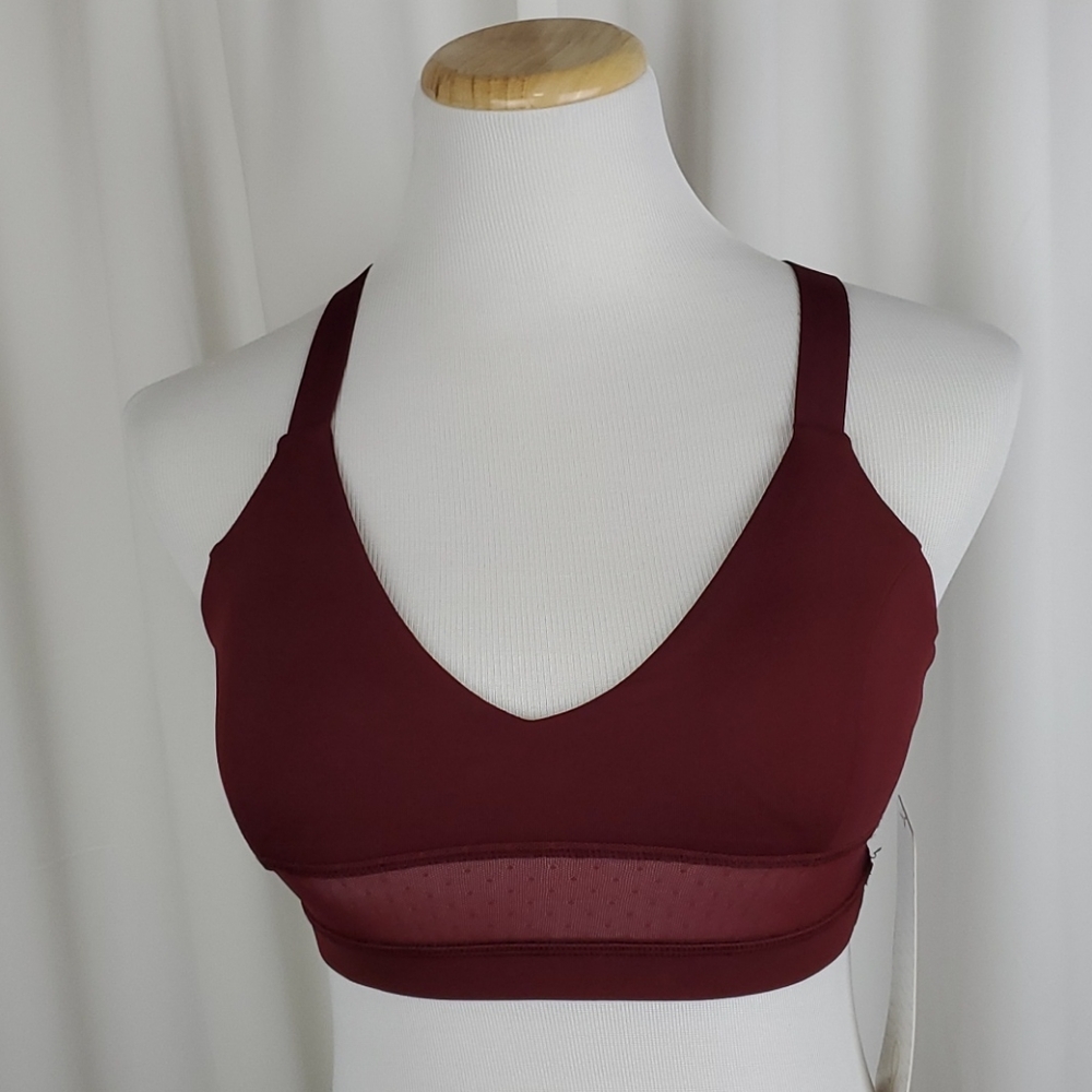 Lululemon Body Con Bra NWT Deep Rouge Size 6
